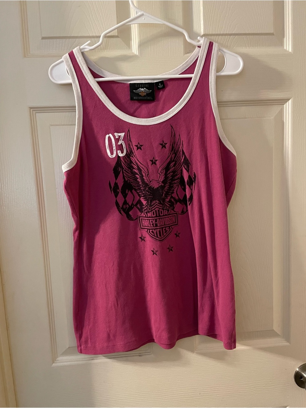 Harley-Davidson Women's Pink Graphic Tank Top Size XL